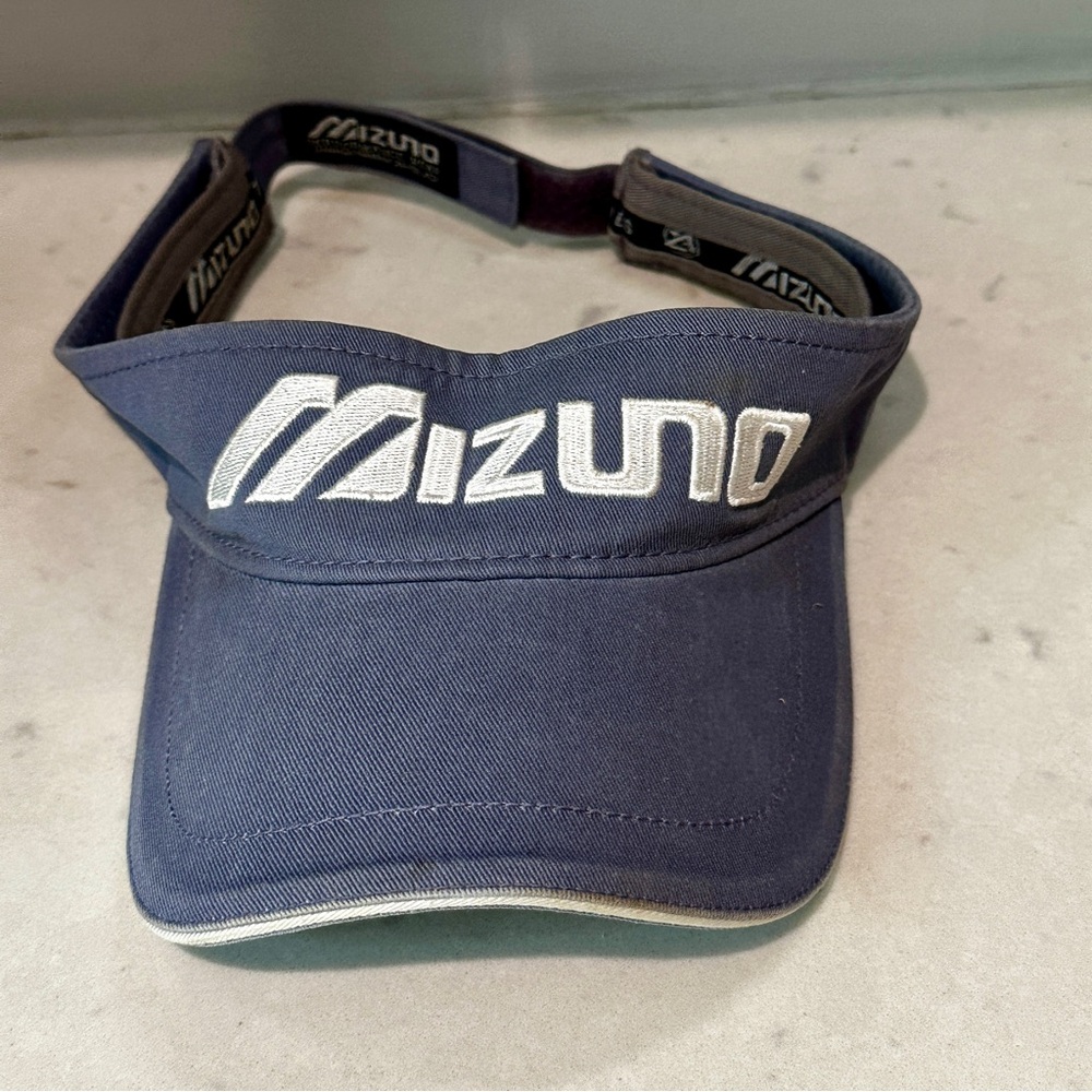 Mizuno Tour Series Blue Visor with White Logo